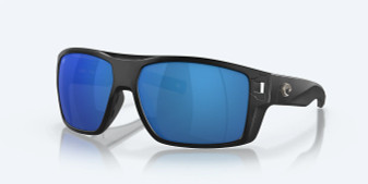 Diego Matte Black - Blue Mirror Polarized Polycarbonate Sunglasses by Costa Del Mar