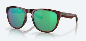 Irie Tortoise Sunglasses with Green Mirror Polarized Glass