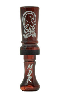 Acrylic Murder Double Reed Duck Call in Black Cherry by Elite